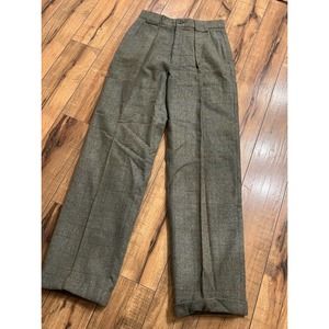 Vintage Polo Ralph Lauren womens plaid wool pants trousers